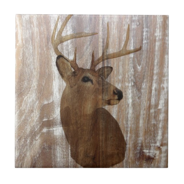 Carreau Outdoorsman Western Primitive grange cerf de bois (Devant)