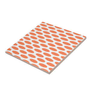 Carreau Ovale moderne de corail chez Emporiomoffa