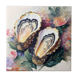 Carreau Oyster Floral Art