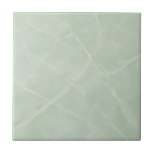 Carreau Oyster Green Onyx | Motif en pierre cristalline (Devant)