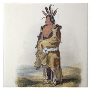 Carreau Pachtuwa-Chta, un guerrier d'Arrikkara, plaquent
