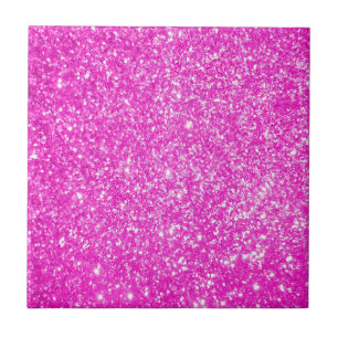 Carreau Paillettes roses
