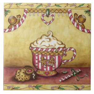 Carreau Pain d'épices Tuile Trivet de cuisine