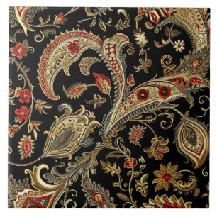 Carreau Paisley, victorien, gothique,