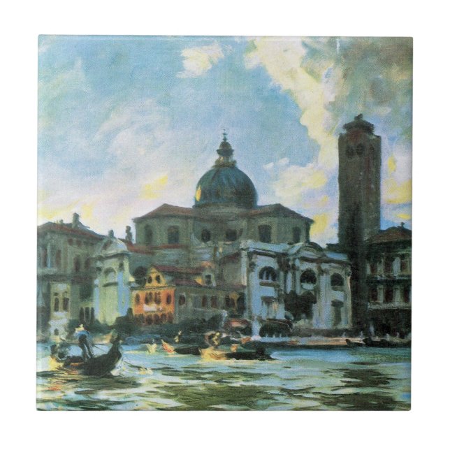 Carreau Palazzo Labia, Venise par John Singer Sargent (Devant)