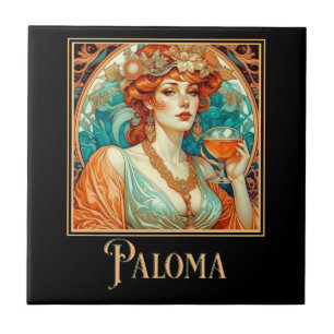 Carreau Paloma Art nouveau
