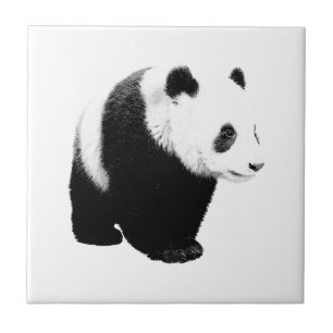 Carreau Panda noir et blanc
