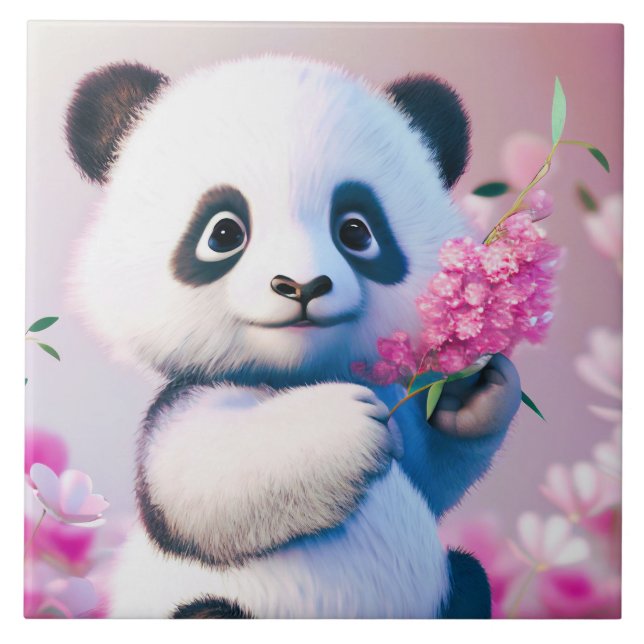 Carreau Panda précieux (Devant)