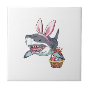 Carreau Panier d'oeufs de Pâques aux oreilles de lapin req