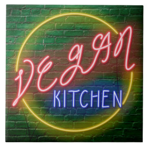 Carreau Panneau cuisine Neon Vegan