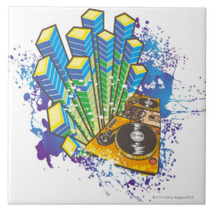 Carreau Panneau de commande du DJ