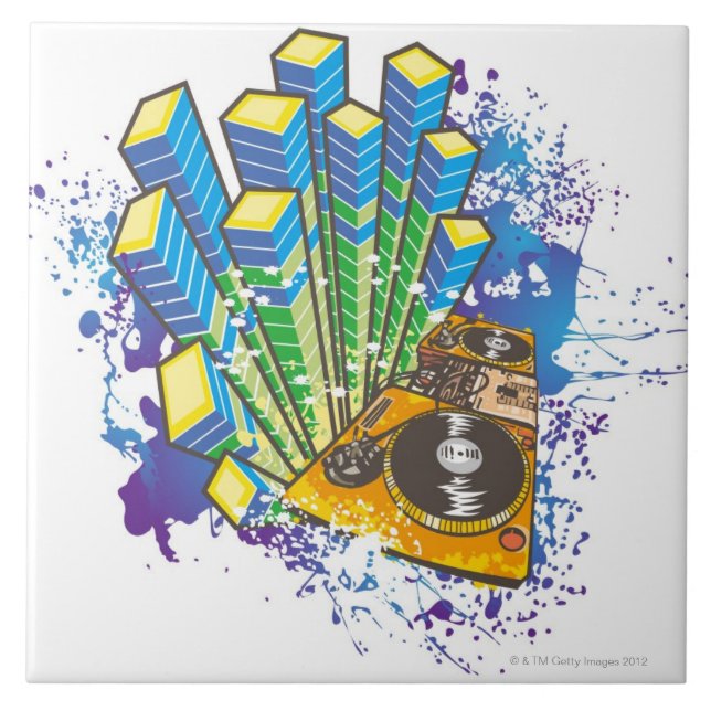 Carreau Panneau de commande du DJ (Devant)