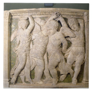 Carreau panneau No.IV de Courrier-restauration du pul