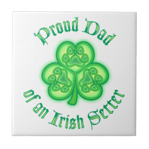 Carreau Papa fier d'un poseur irlandais