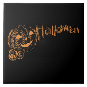 Carreau Papa's Posse of Halloween Jack o Lanterns