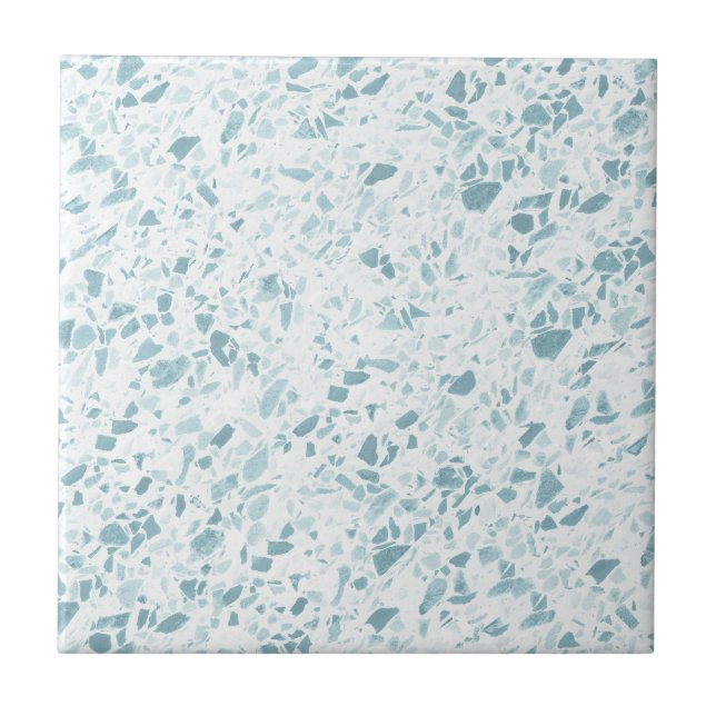 Carreau Papier Oceanic Blue Terrazzo (Devant)