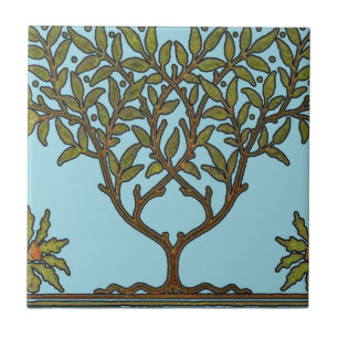 Carreau Papier peint frise d'arbre de William Morris