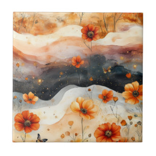Carreau Papillon Fleur Sauvage Vintage (4)
