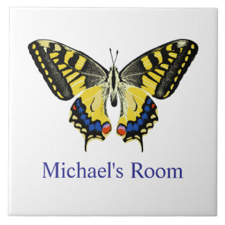 Carreau Papillon Swallowtail Tigre Chambre Enfants
