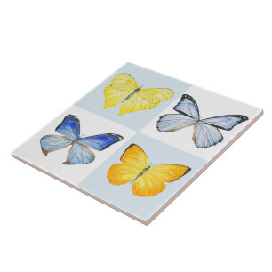 Carreau Papillons sur une Carrelage en céramique ( 4 )