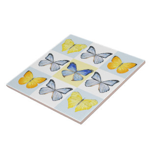 Carreau Papillons sur une Carrelage en céramique (B)