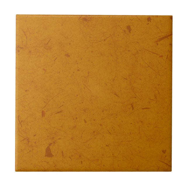 Carreau Papyrus orange brûlé (Devant)