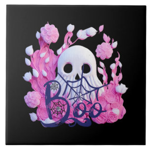 Carreau paquet de fantôme mignon Halloween boo