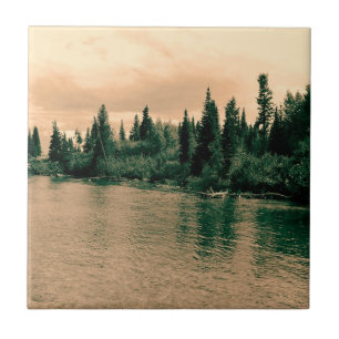Carreau Parc national de Grand Teton. Paysage magnifique