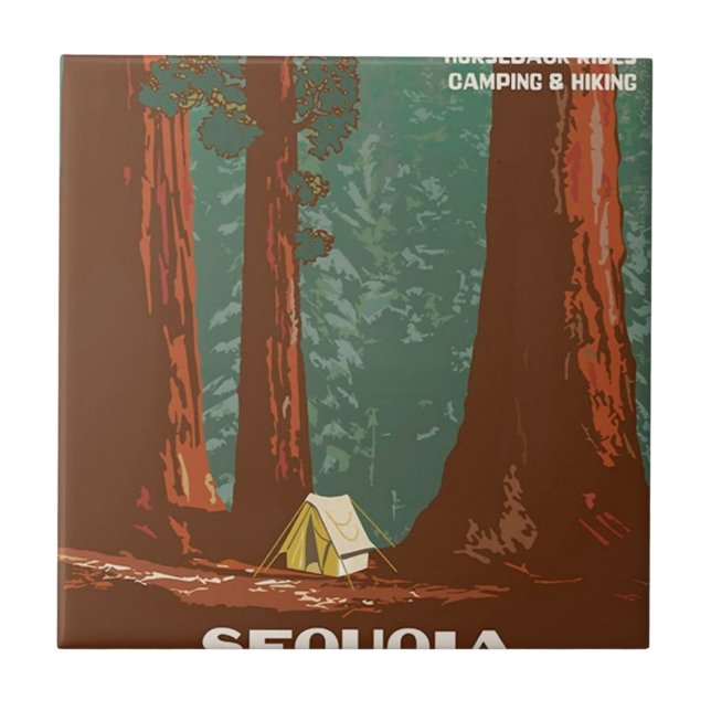 Carreau Parc national de Sequoia (Devant)