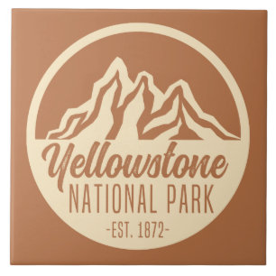Carreau Parc national de Yellowstone Randonnée Camping