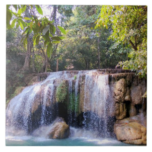 Carreau Parc national d'Erawan, Thaïlande,