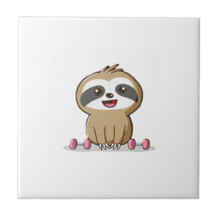 Carreau Paresseux Chibi Mignon Entraînement � Animal de Gy
