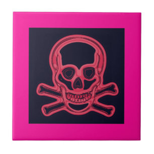 Carreau Parlez Comme Un Jour De Pirate, Rose