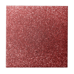 Carreau Parties scintillant rouge clair