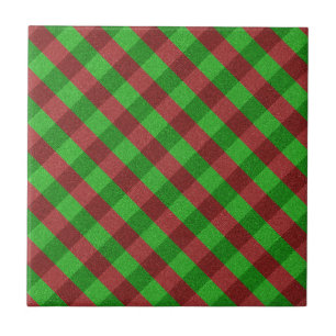 Carreau Parties scintillant rouge et verte