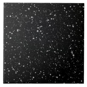 Carreau Parties scintillant Stars2 - Noir argenté