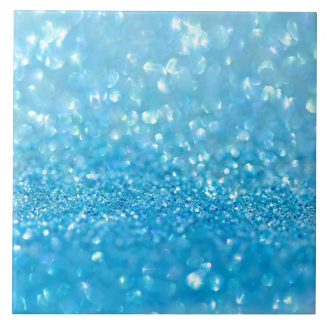 Carreau Parties scintillantes de bleus layette de l'eau (Devant)