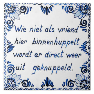 Carreau Pas un ami ? Rejetée.