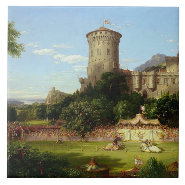 Carreau Passé glorieux (Château Médiéval et Chevaliers Jou (Devant)
