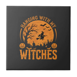 Carreau Passer l'Halloween avec mes sorcières (3)