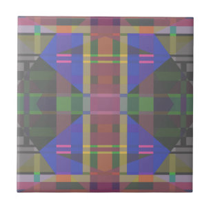 Carreau Pastel rainbow Colorful Geometric