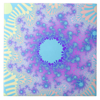 Carreau Pastel Sky Sunburst