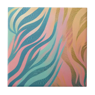 Carreau Pastel Tiger Stripe