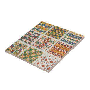 Carreau Paterna perse coloré antique élégance