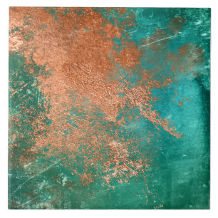 Carreau Patina en cuivre