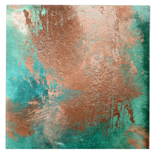 Carreau Patina en cuivre