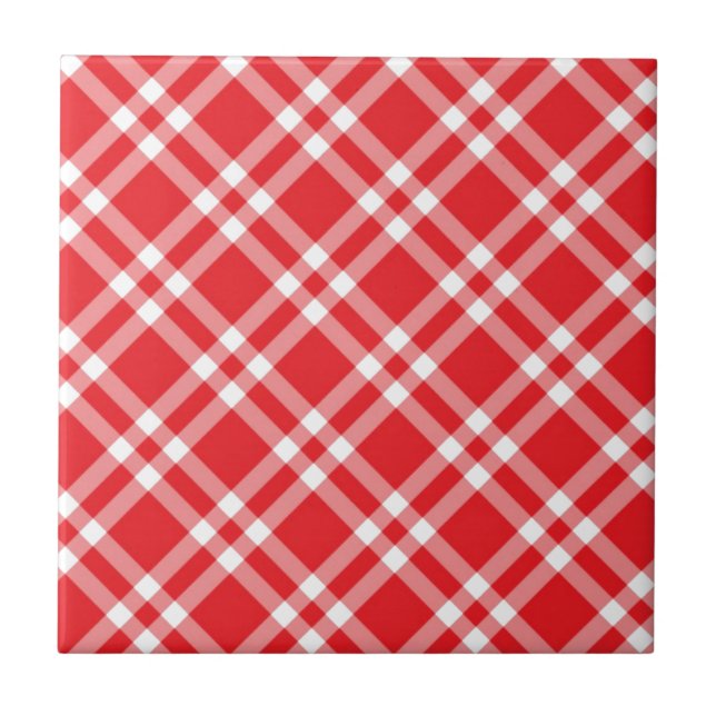 Carreau Patters rouges Gingham (Devant)
