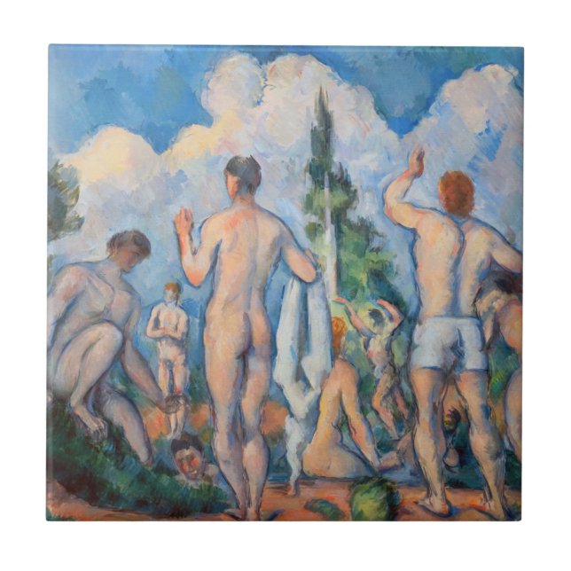 Carreau Paul Cezanne - Bathers (Devant)
