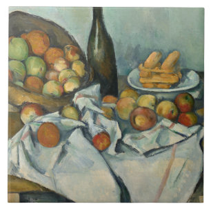 Carreau Paul Cezanne - Le panier des pommes