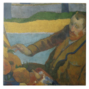 Carreau Paul Gauguin Vincent van Gogh peinture tournesols